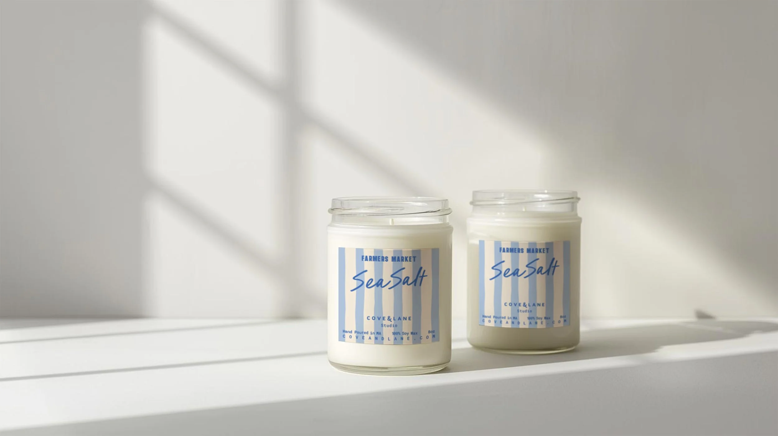 Farmers Market: Sea Salt Candle - 8oz.