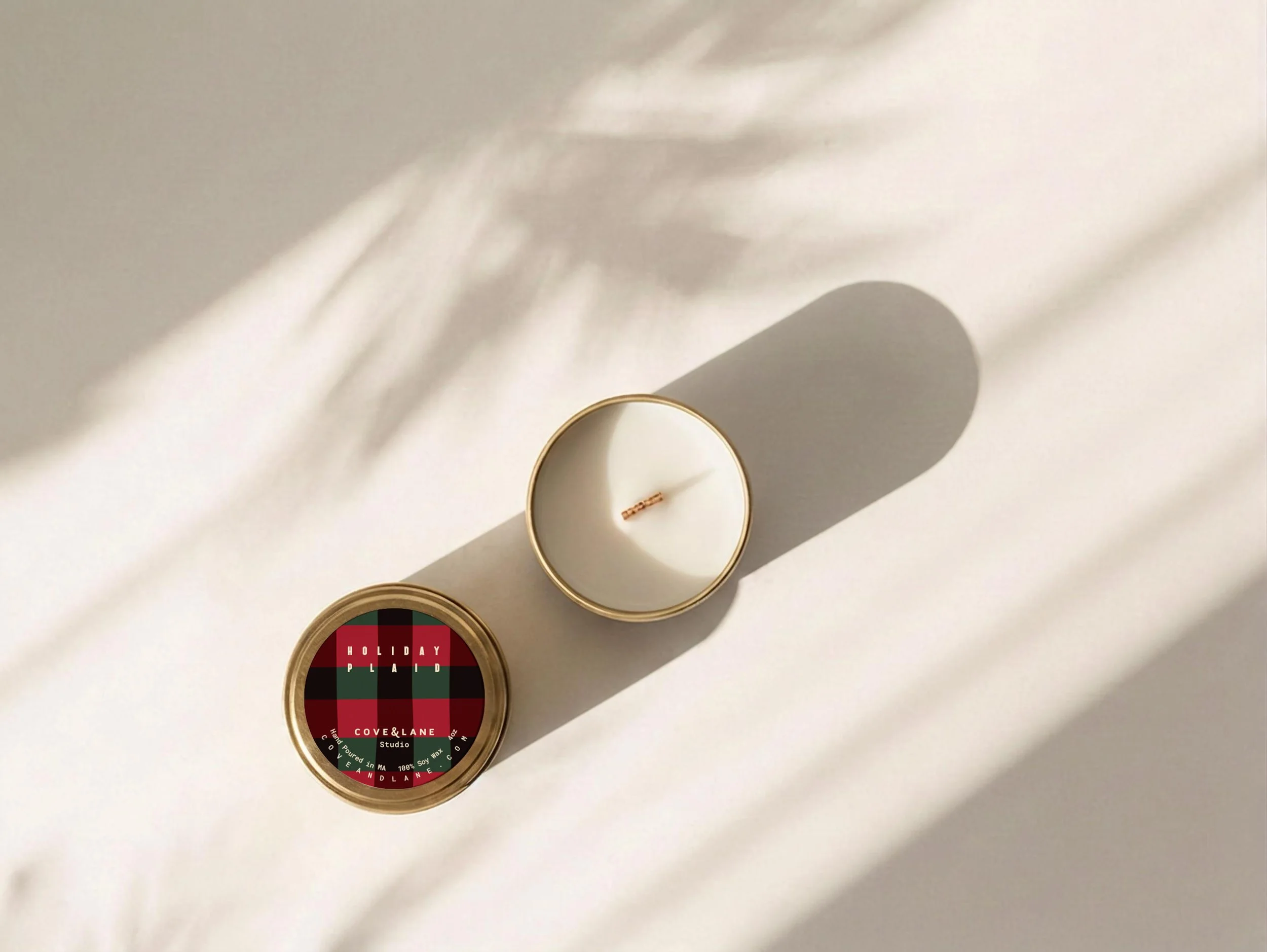 Plaid Collection: Holiday Candle - 4oz.