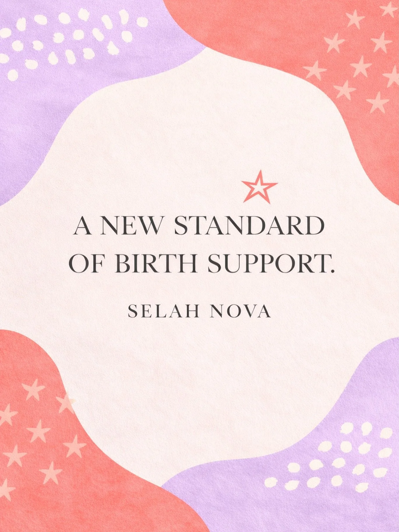 This is the beginning.
Selah Nova - doula services for birth and postpartum is launching soon in St. Louis.
Birth support, reimagined. 

 #stldoula #doulaservices #birthing #postpartumsupport