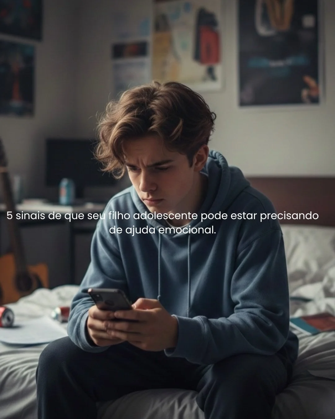 Muitas vezes o adolescente n&atilde;o consegue dizer que est&aacute; sofrendo, mas o comportamento dele fala por ele. Salva esse post para n&atilde;o esquecer e compartilha com quem precisa ver. 💙🤍💛

#adolesc&ecirc;ncia #saudemental #pediatria #ad