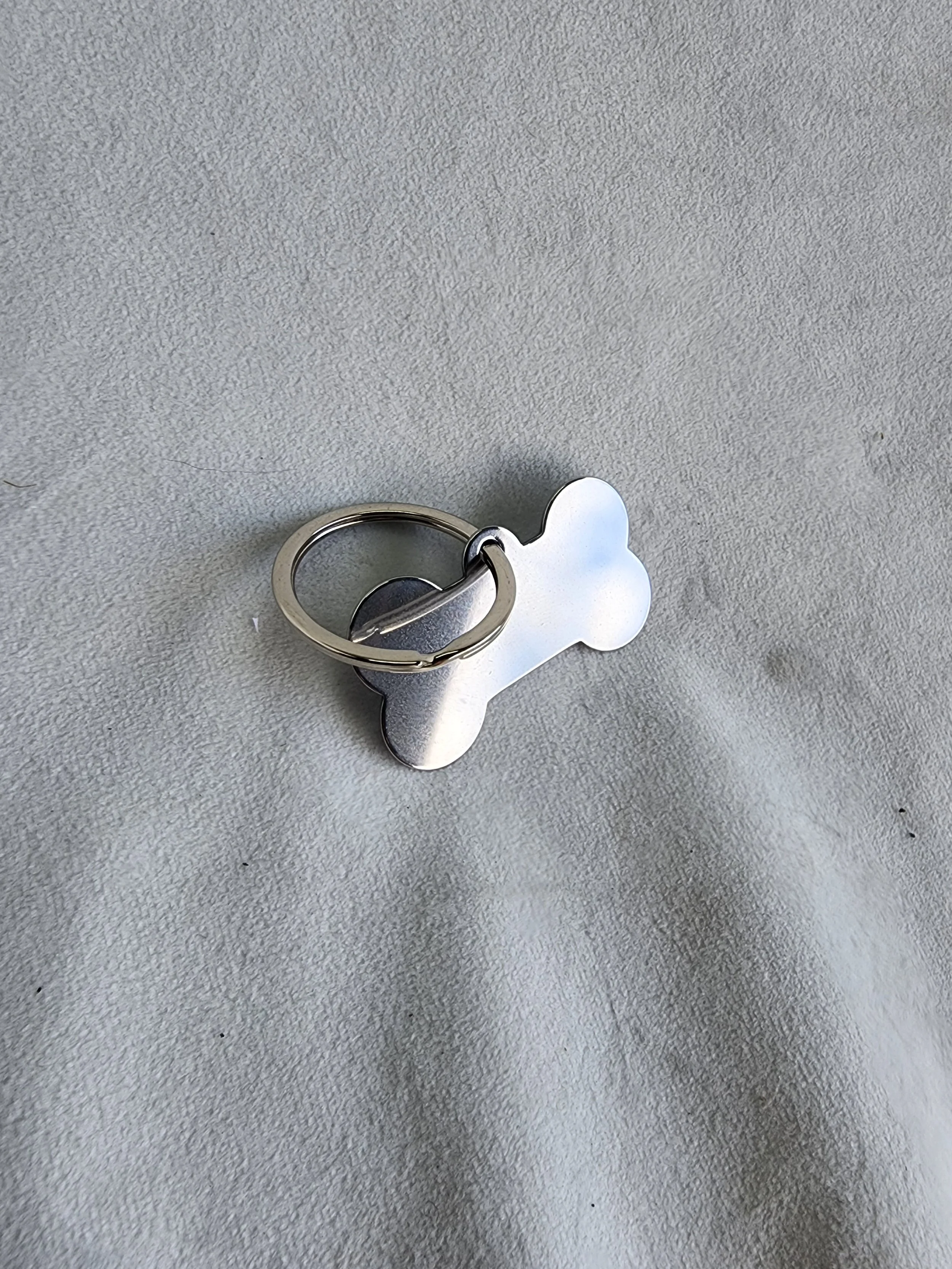Bone-Shaped Stainless Steel Pet Tag