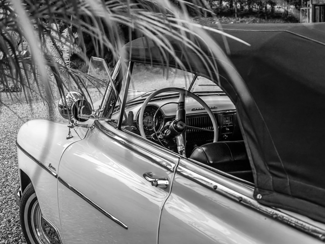 vintage-chevrolet-bel-air-steering-wheel-medellin-bw.jpg