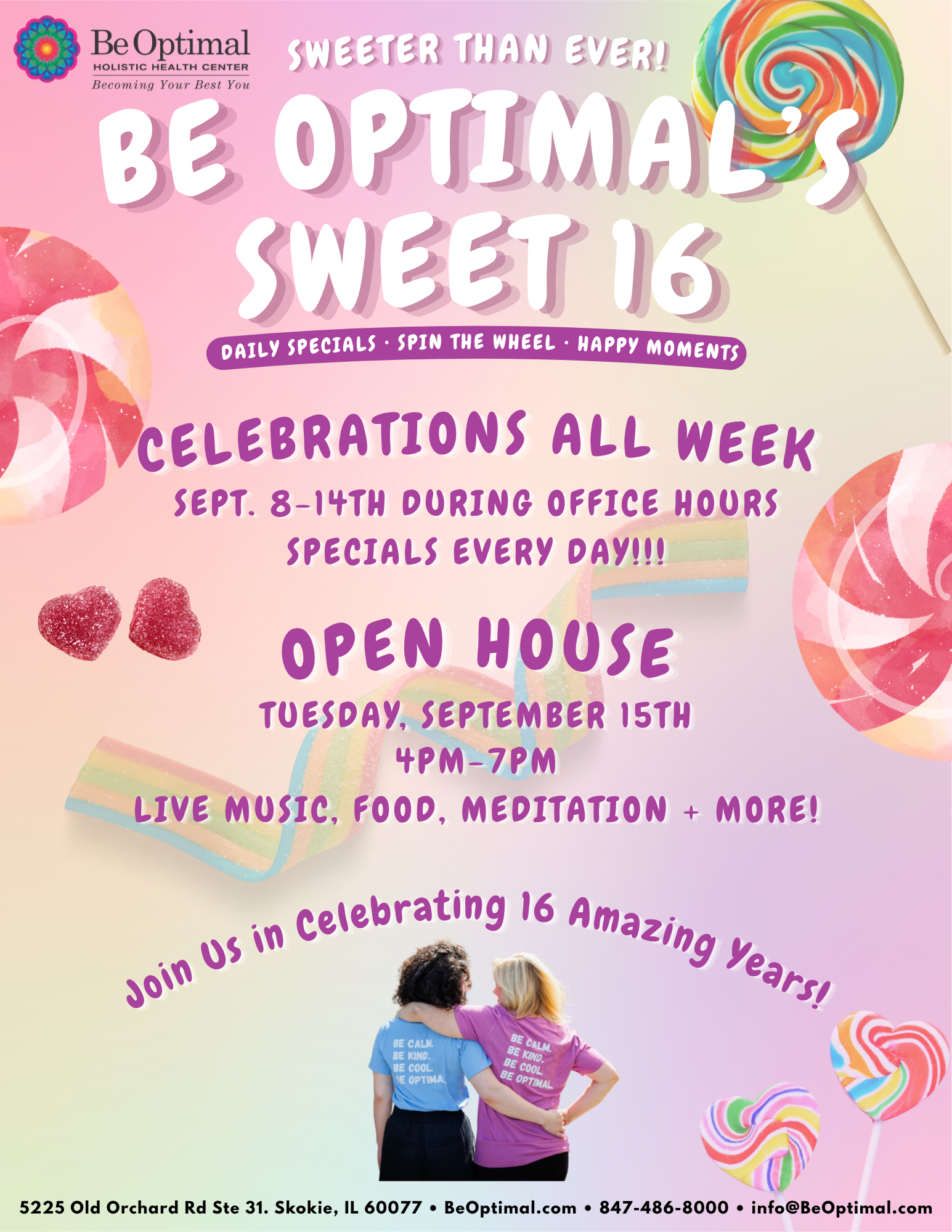 Be Optimal’s Sweet 16