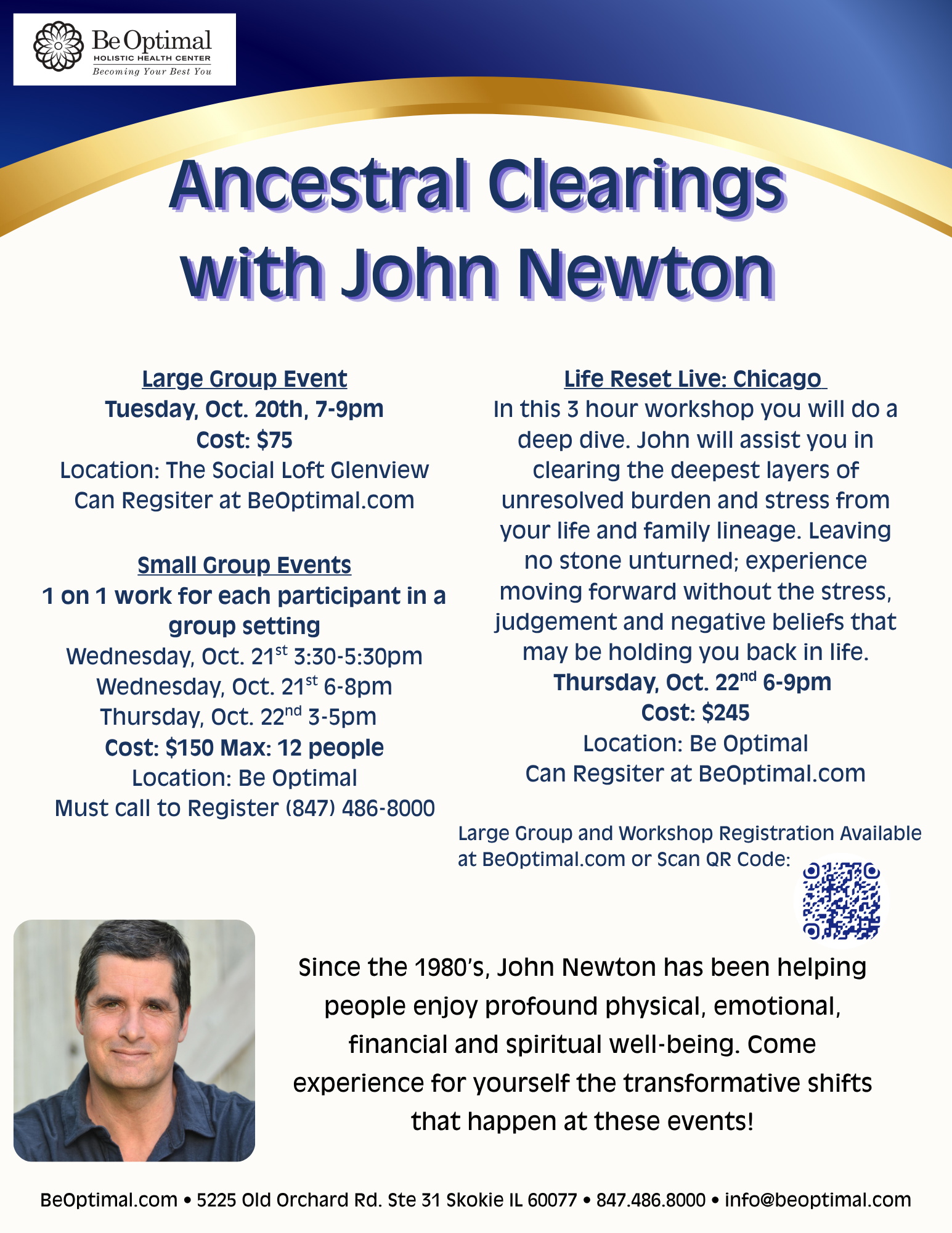 Ancestral Clearings with John Newton: Large Group Event