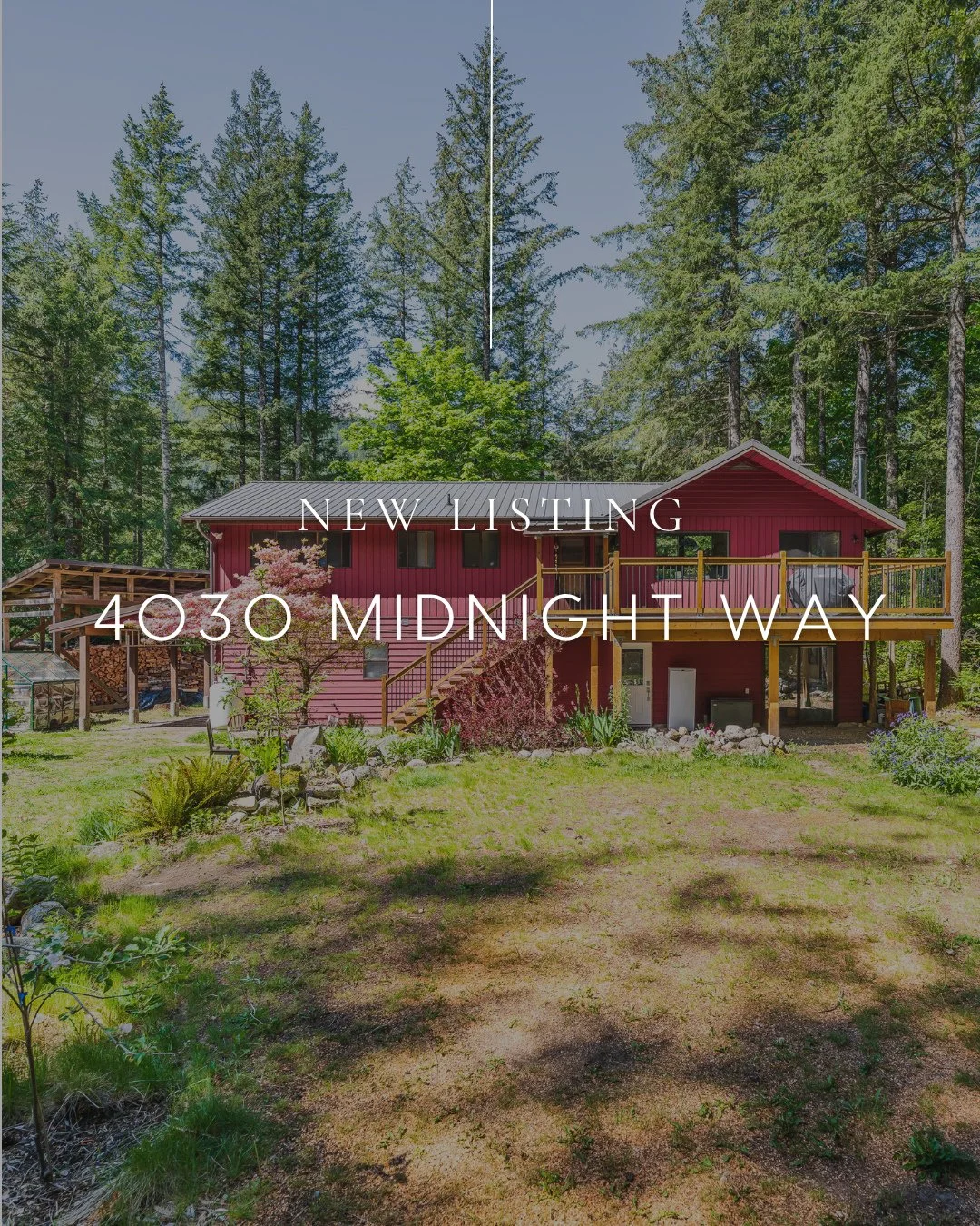 1.16 Acres in Paradise Valley 🌲⁠
⁠
This is a unique and beautiful property that offers rental flexibility. Once you step into the yard and wander through the sunlit moss, ferns and forest, you will be lost in its magnificence. This home offers incom