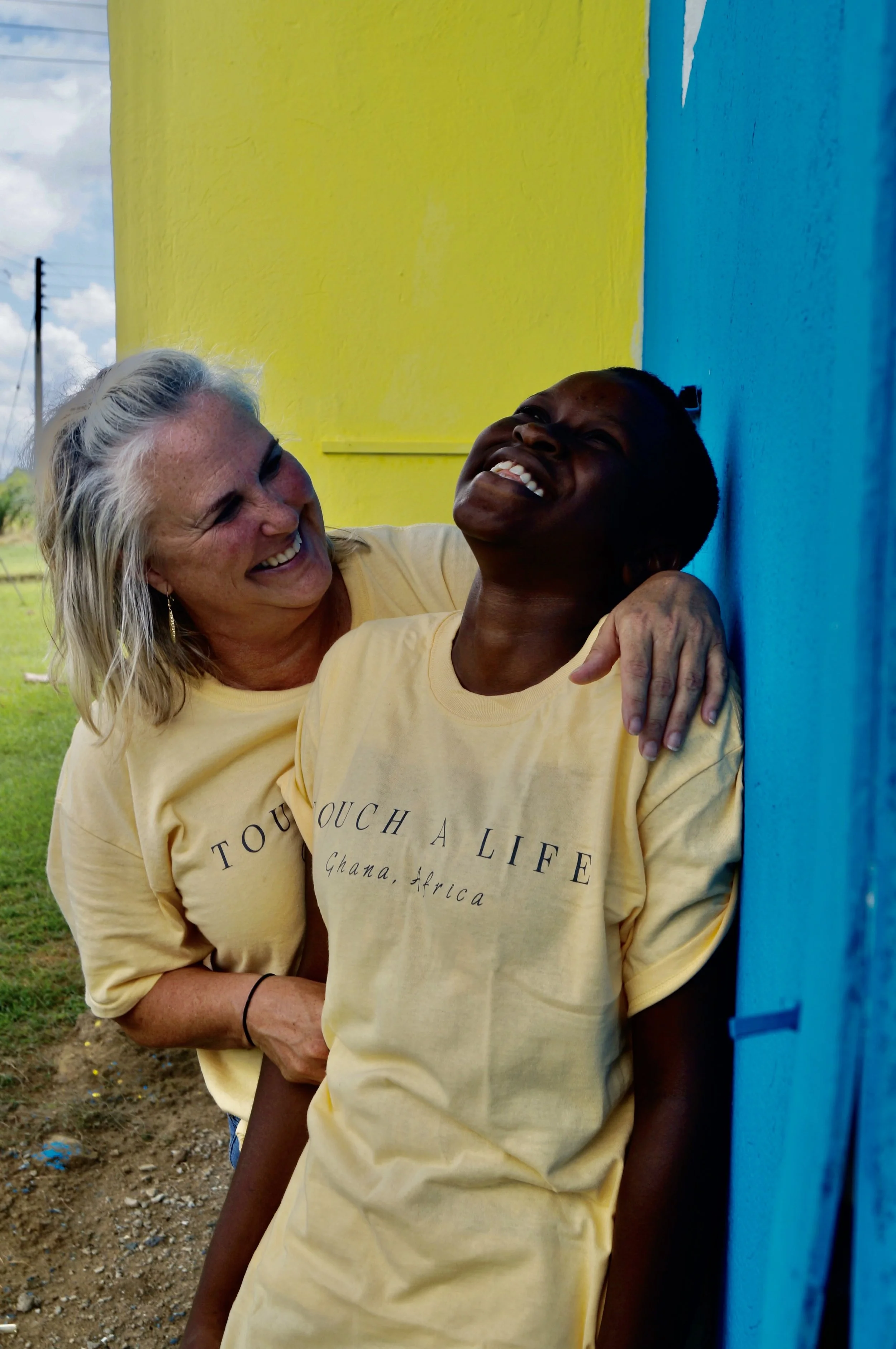 Jonna met Benedicta on her first trip to Ghana, where an instant bond was formed. She has been sponsoring her care for 10+ years, and the two communicate regularly.