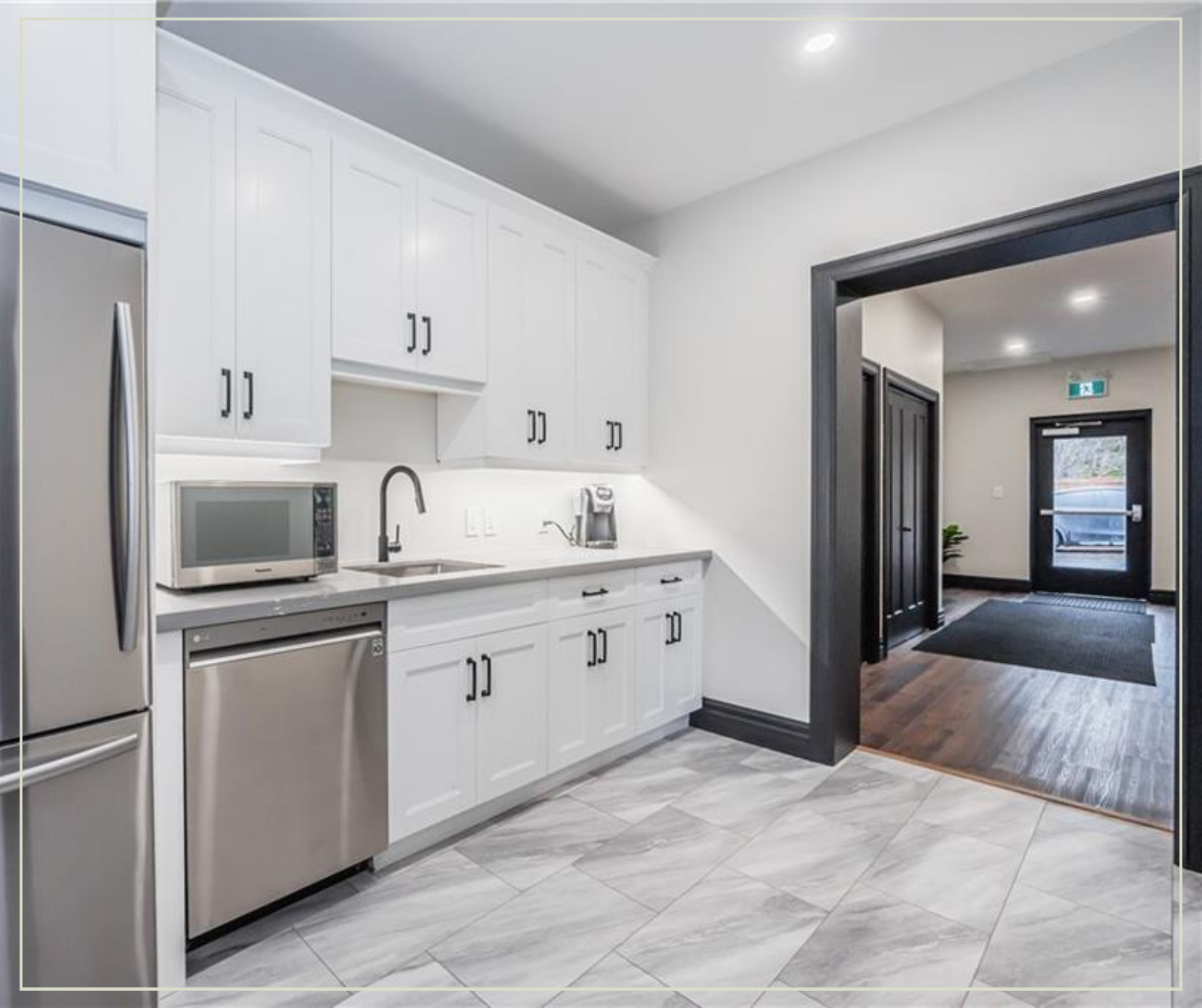 Our comfortable and modern kitchen space.