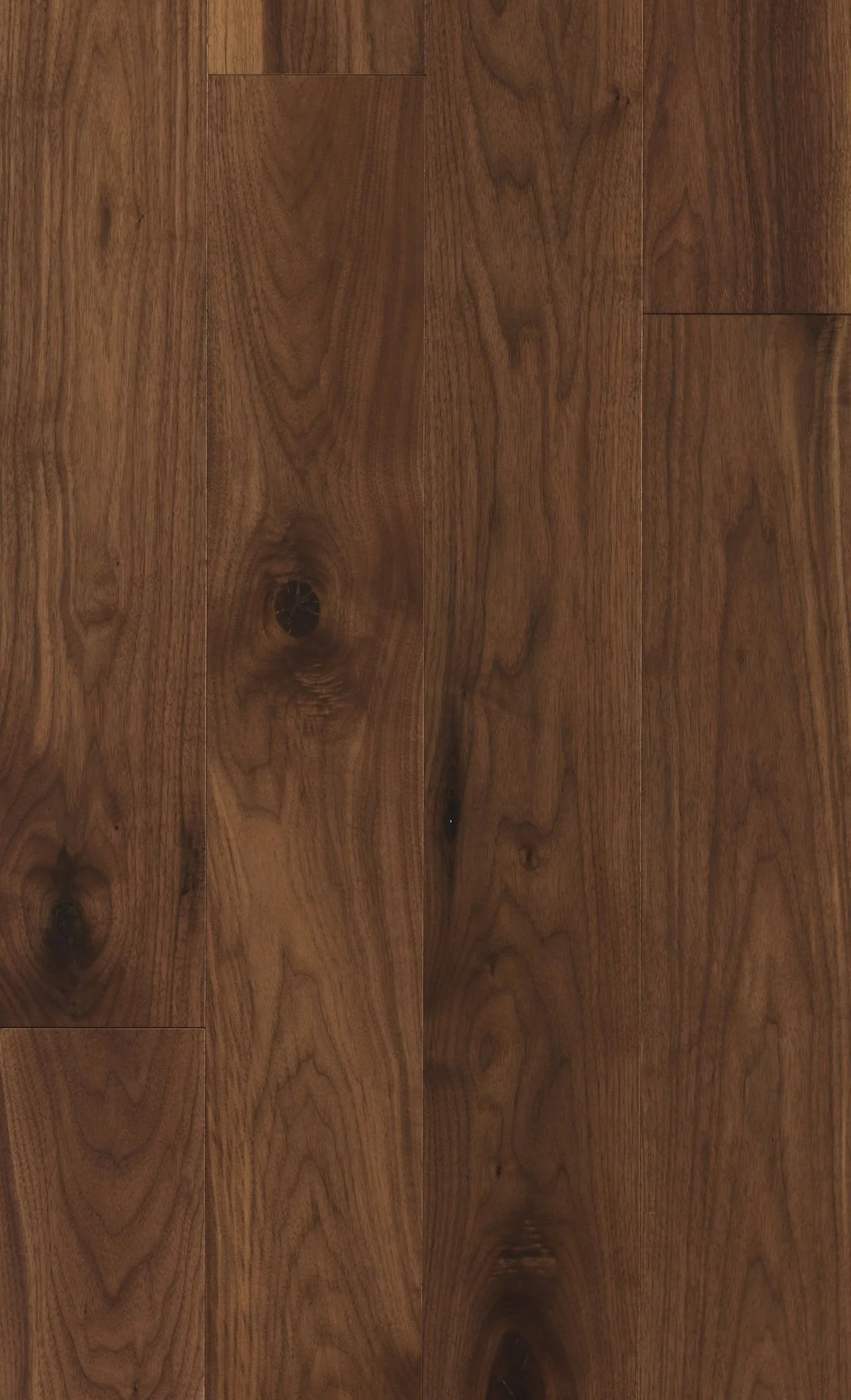 Close-up of a wooden floor with visible wood grain and knots.
