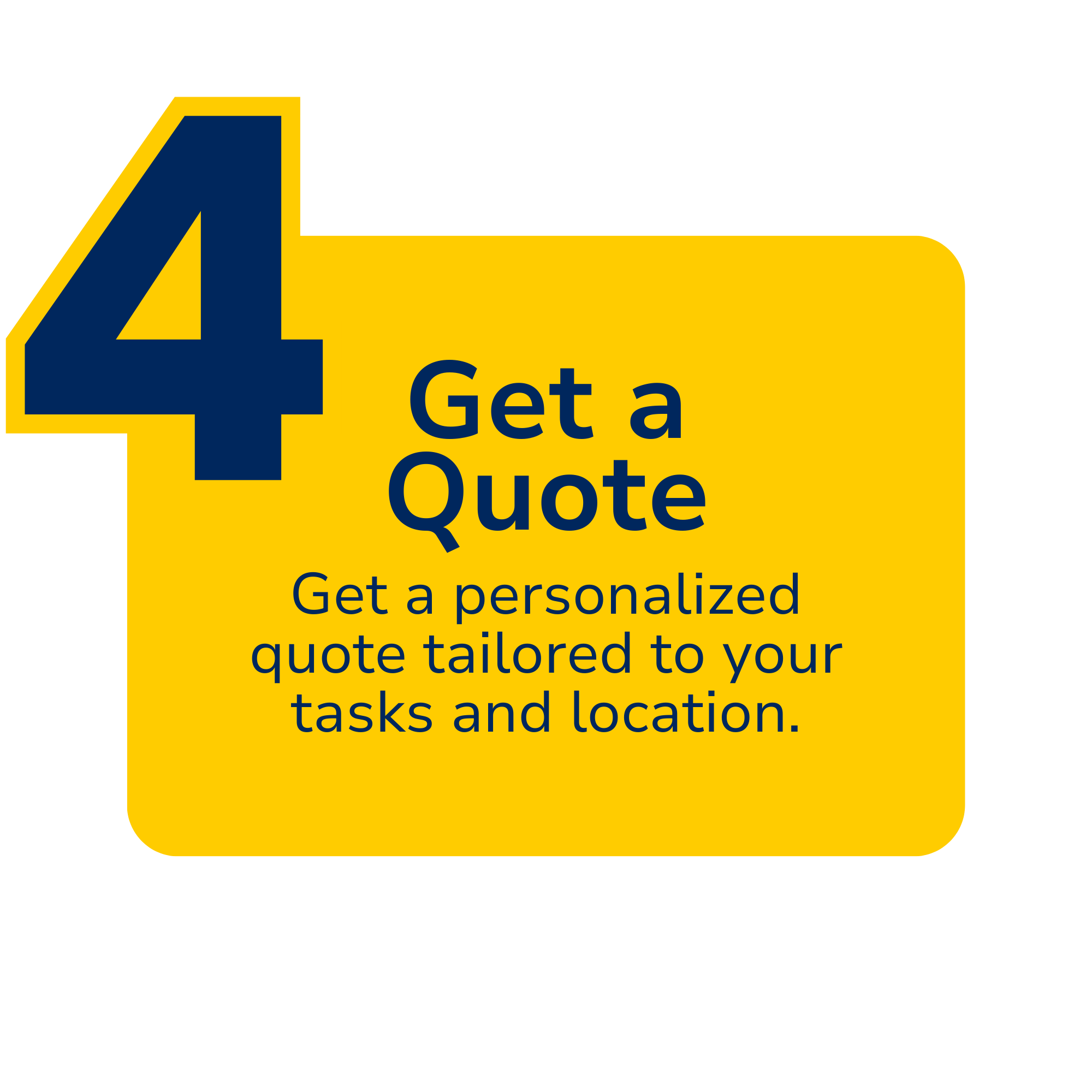 Get a quote - Leave it to me