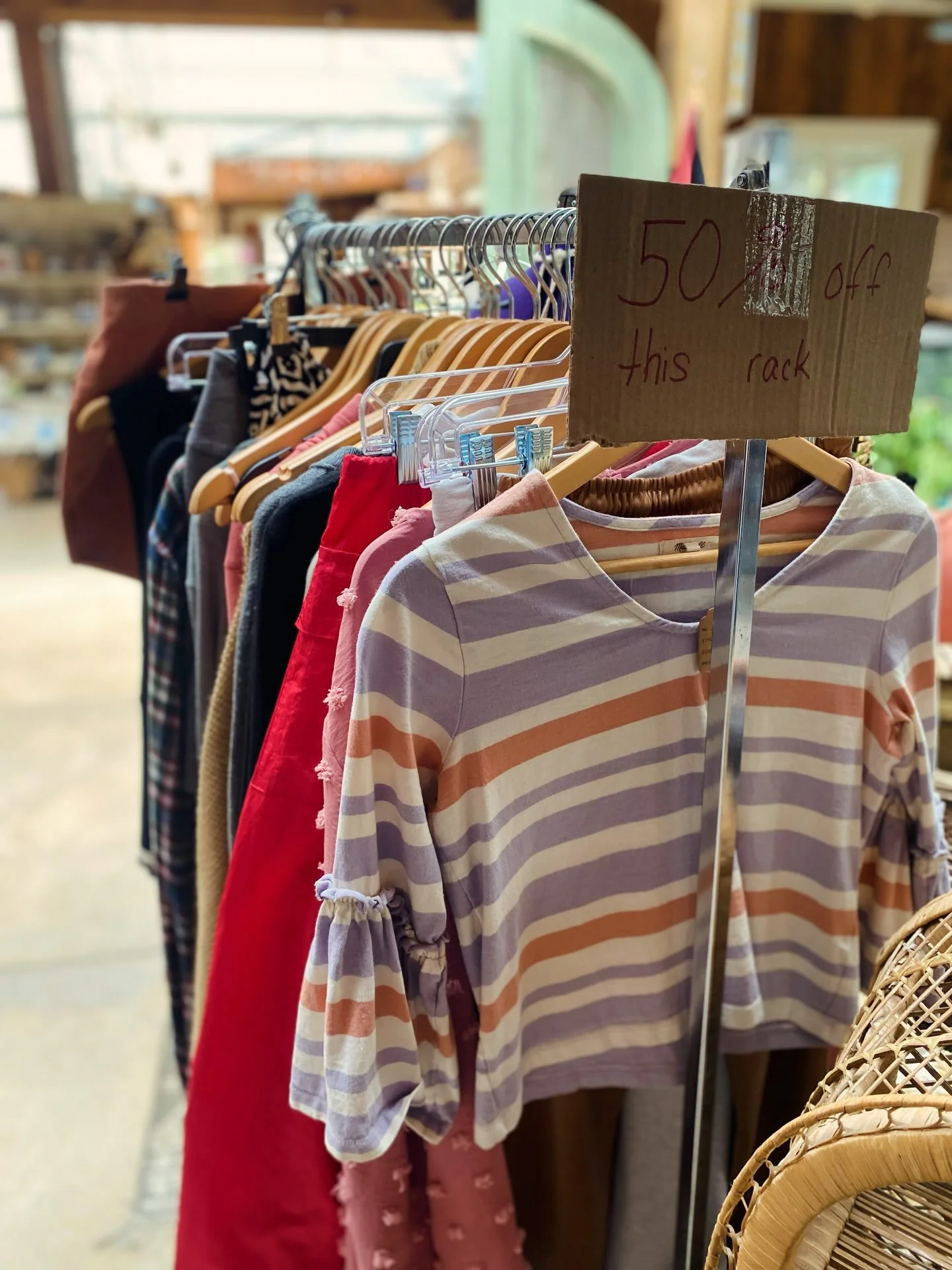 Calling all thrifters and bargainistas!🤙😏💃

Our @secondstorycuratedgoods clothing section is having a major summer clear out! Every single item is 50% OFF!📣💥

We&rsquo;ve packed two full racks with gorgeous, hand picked pieces. This is the perfe