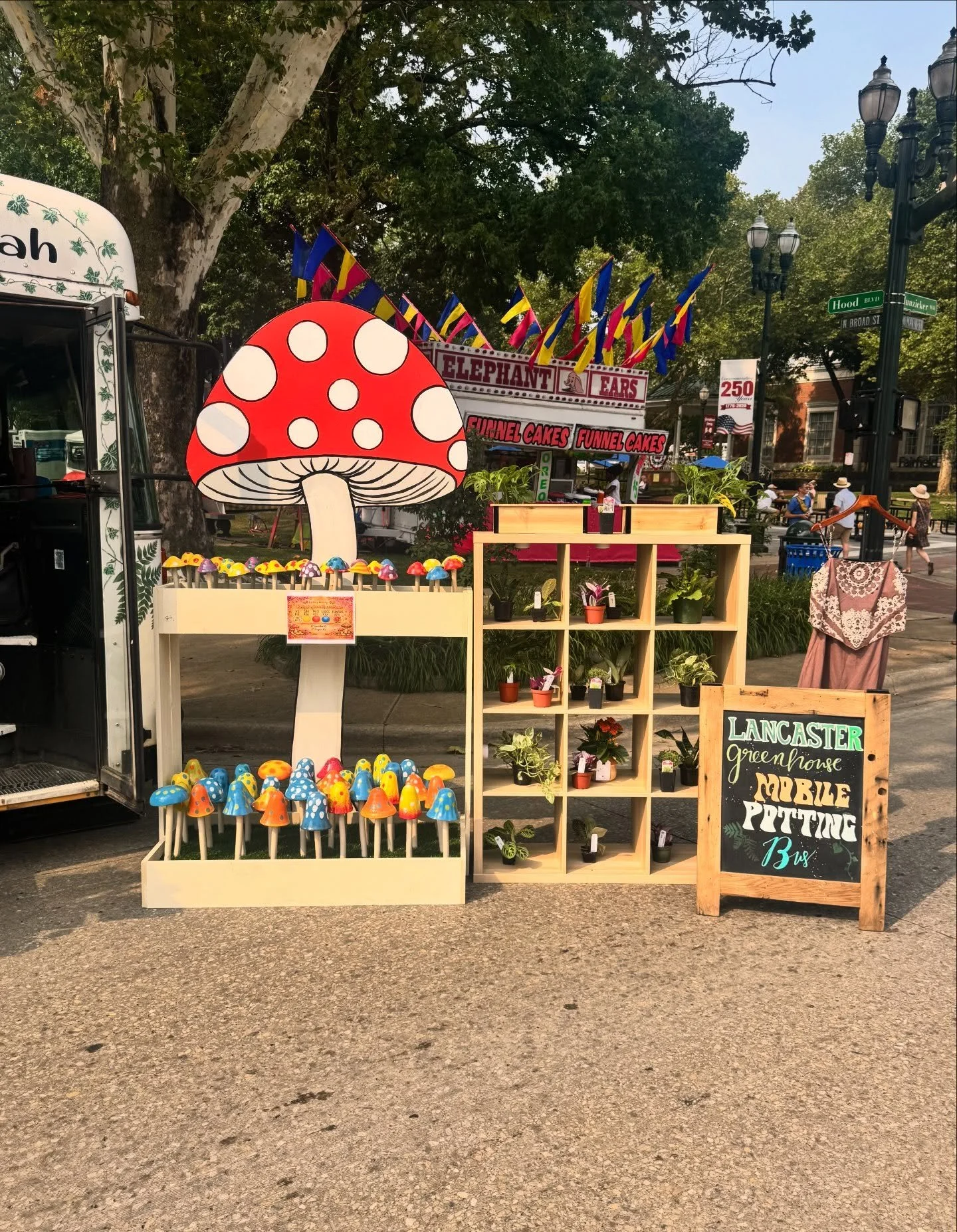 Join us downtown in Lancaster for the @lancasterfestival ArtWalk from 6PM - 9PM!!🎨🚌🌿

&bull; PLANT BINGO - 10 rounds - starts at 6:30PM!🪴
&bull; Curated clothing by @secondstorycuratedgoods👗 
&bull; Funky Fungi and Flower Friends ceramic garden 