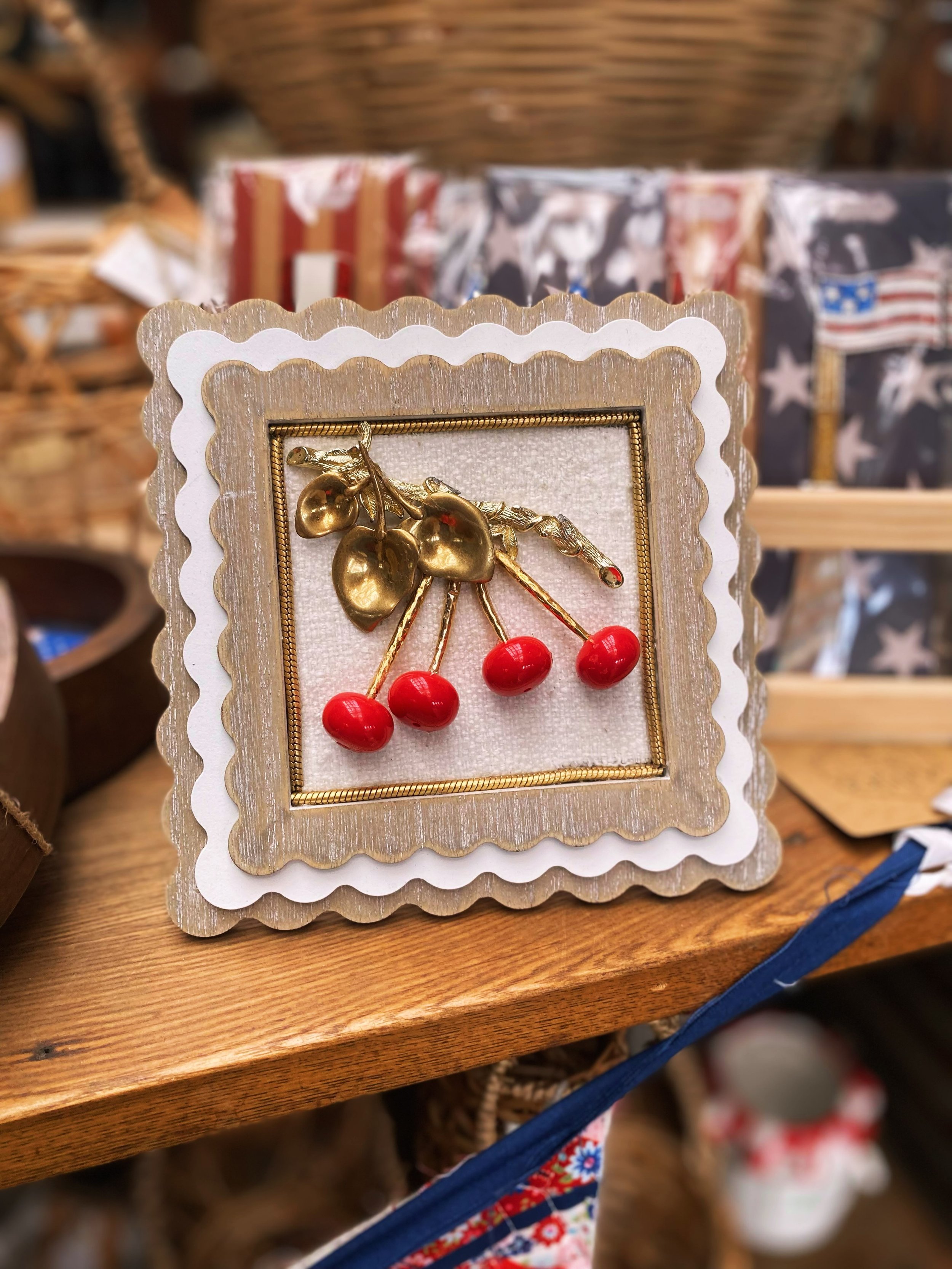 @cinda.chapman has a gift for turning tiny treasures into beautiful art!🖼️ ✨

Her handmade framed brooch art takes vintage beads, brooches, and little sparkly bits and transforms them into sweet images, words, and designs that feel like they belong 