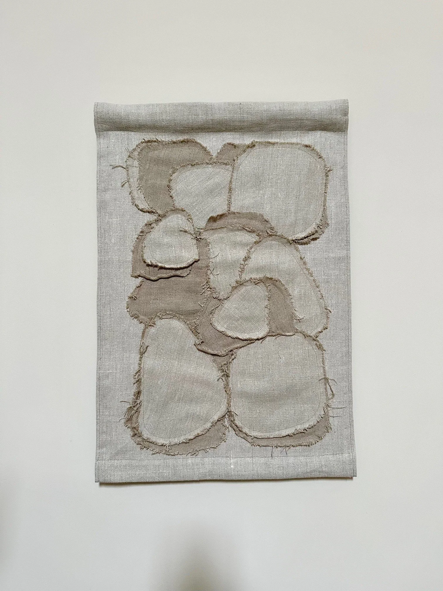 Sea Glass Textile Wall Hanging I