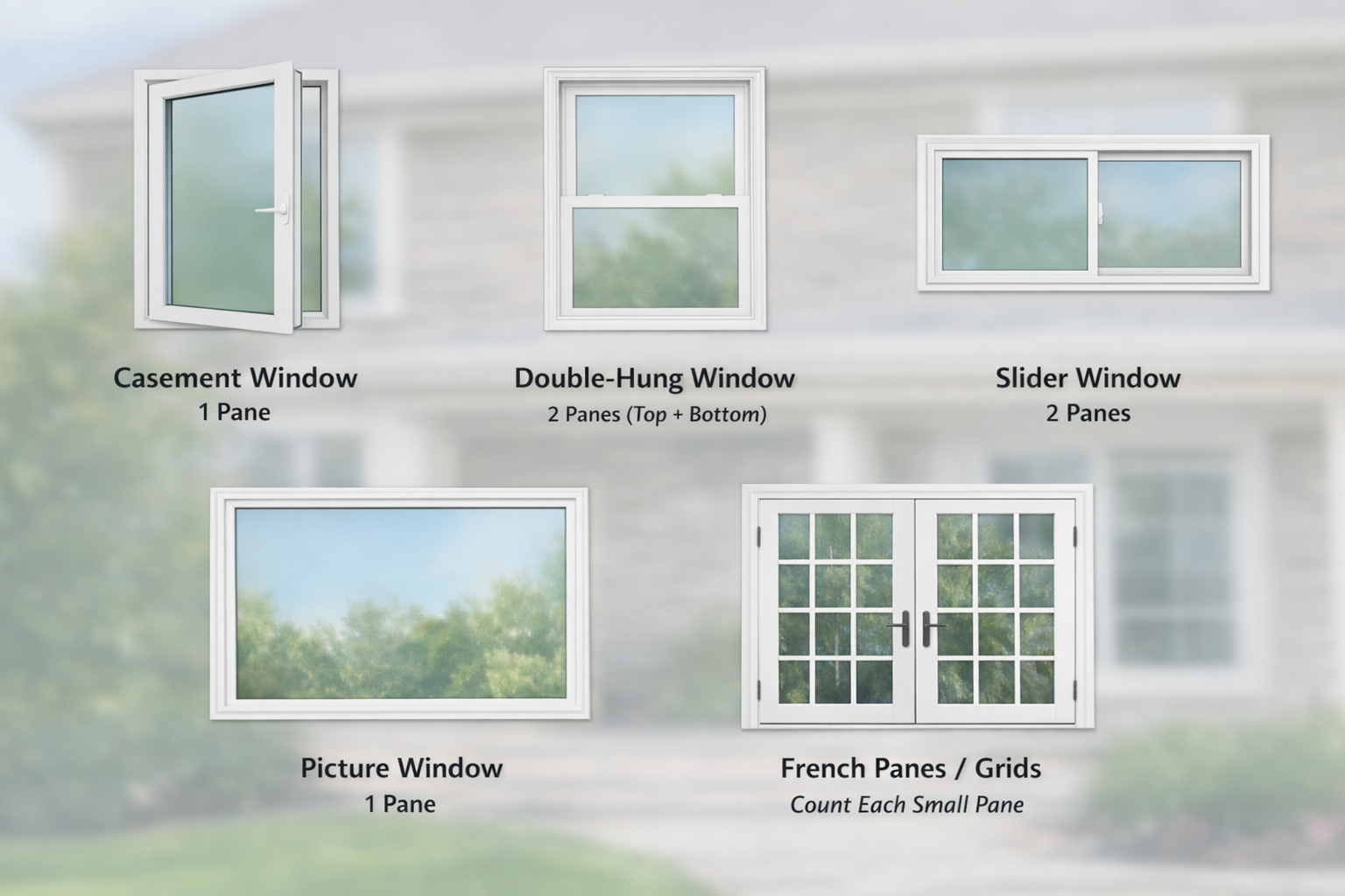 How to count window panes for exterior window cleaning in Wayne County, Michigan | Island Shine LLC
