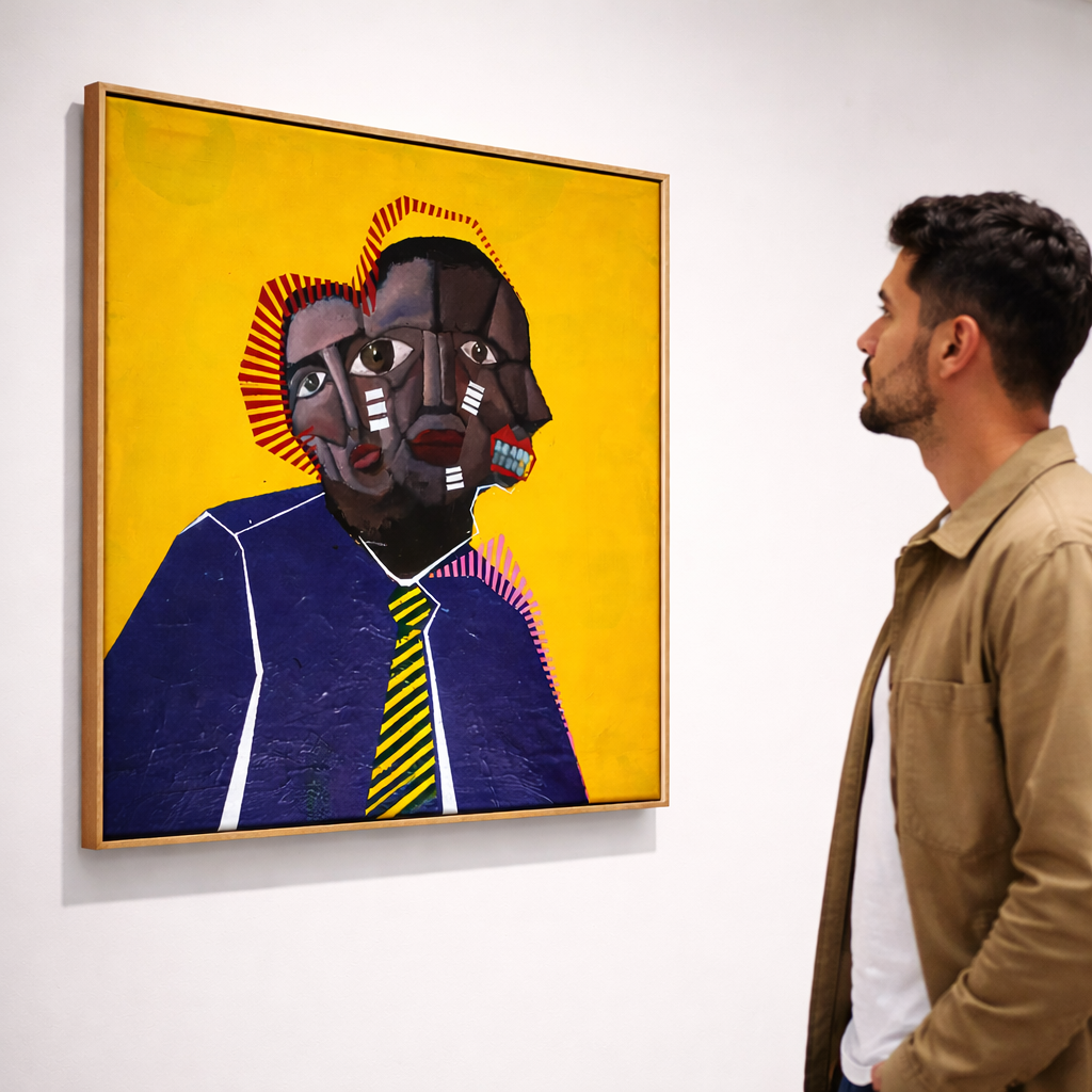 Contemplating cubism in the gallery.png