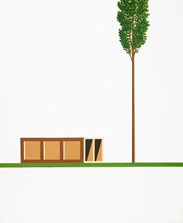   Rockhurst Series 5 , 2013  Acrylic and Graphite 43×36cm / 17×14in Public Collection, Kansas City, MO