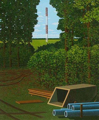   Field Tendencies , 2014  Oil on Canvas 56×46cm / 22×18in