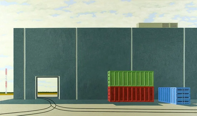   The Mystery of Distribution , 2015  Oil on Canvas 97×163cm / 38×64in Private Collection, Dallas, TX