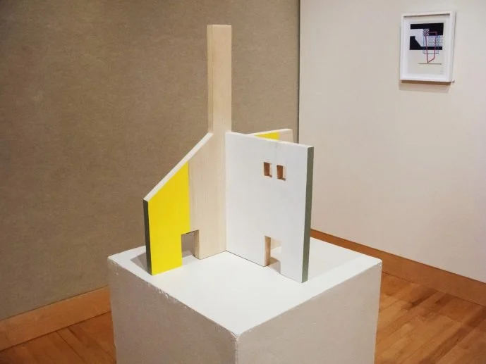   Double Passage , 2018  Painted Wood 56×40×35cm / 22×16×14in