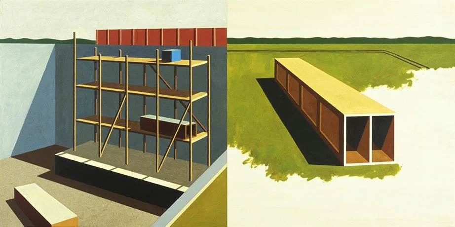   Heidegger's Dream , 2008  Acrylic on Wood 52×104cm / 21×41in Private Collection, Concord, MA