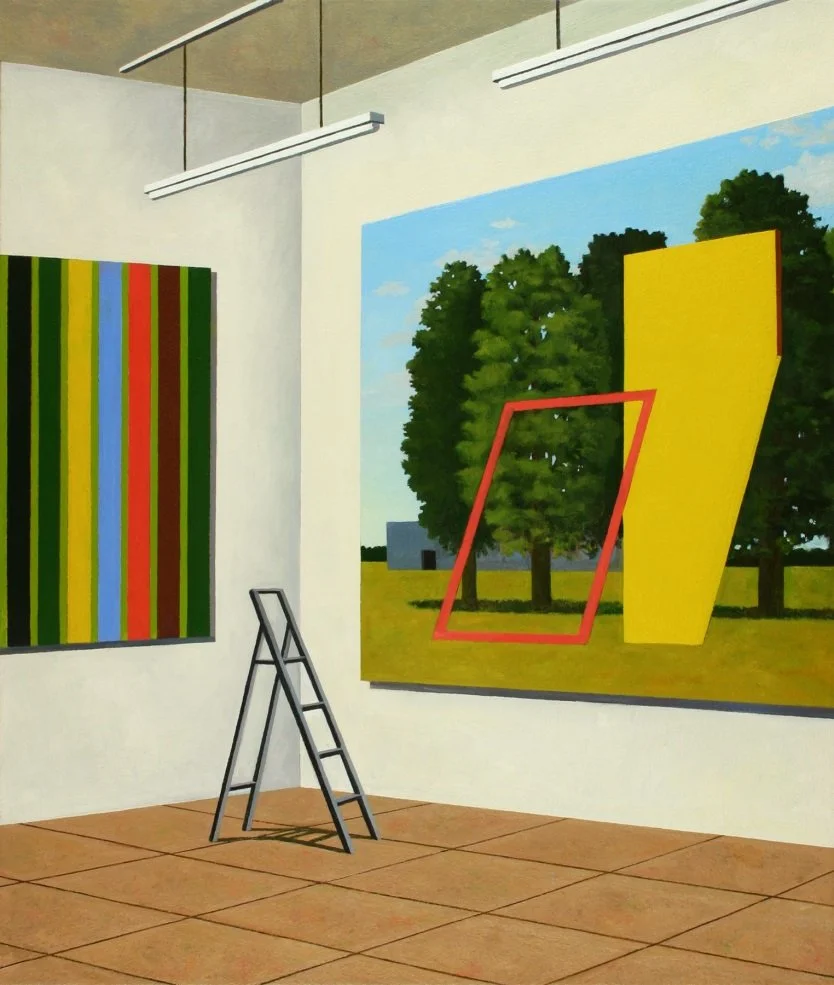   The Salvaging of an Idea , 2018  Oil on Canvas 66×56cm / 26×22in Private Collection, Kansas City, MO