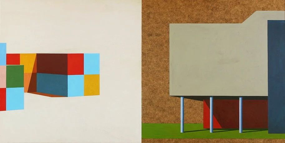   The Hegemony of an Idea , 2013  Acrylic on Wood 38×72cm / 15×29in