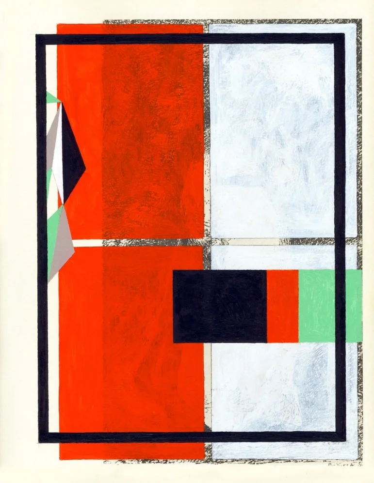   Styrian Grid , 2017  Acrylic on Paper 31×23cm / 12×9in