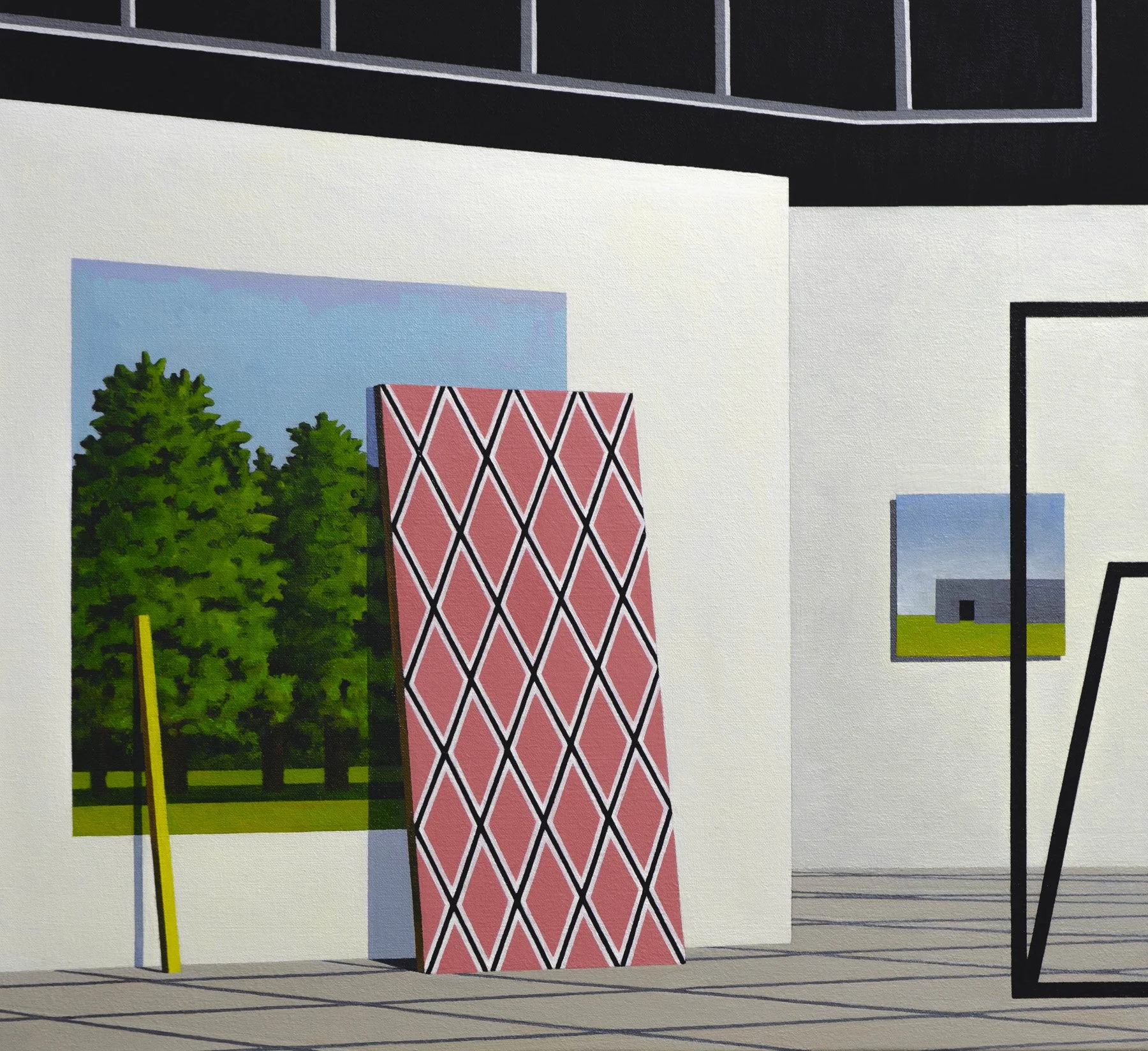   Mimetic Desirabilities , 2020  Oil on Canvas 59×66cm / 23×26in