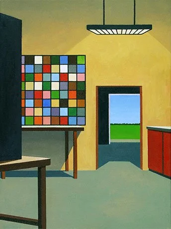   The Anxiety of Modernity , 2012  Oil on Canvas 36×30cm / 16×12in Private Collection, Germany