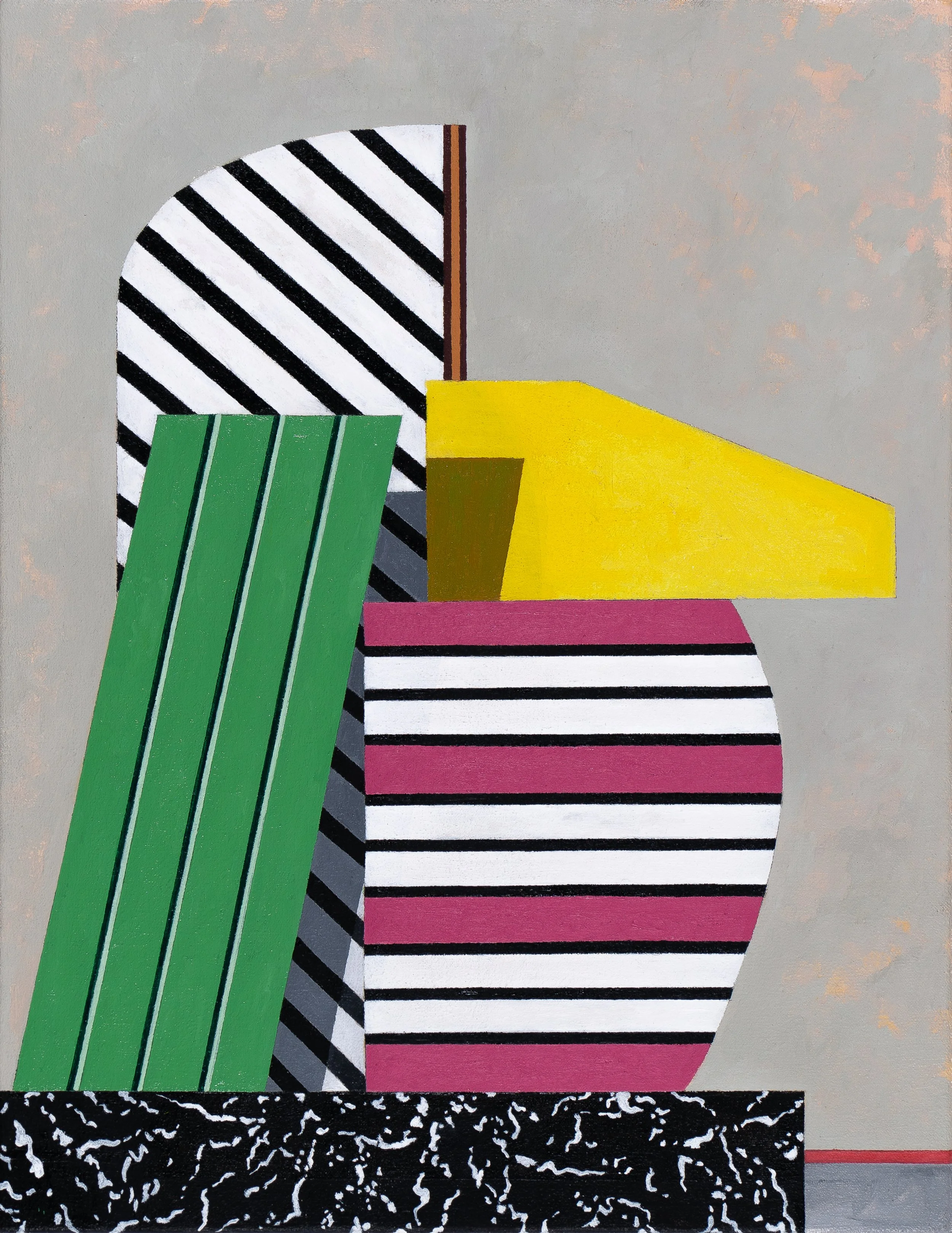   Axiomatic Sensitivities , 2020  Acrylic on Paper 38×57cm / 15×22in