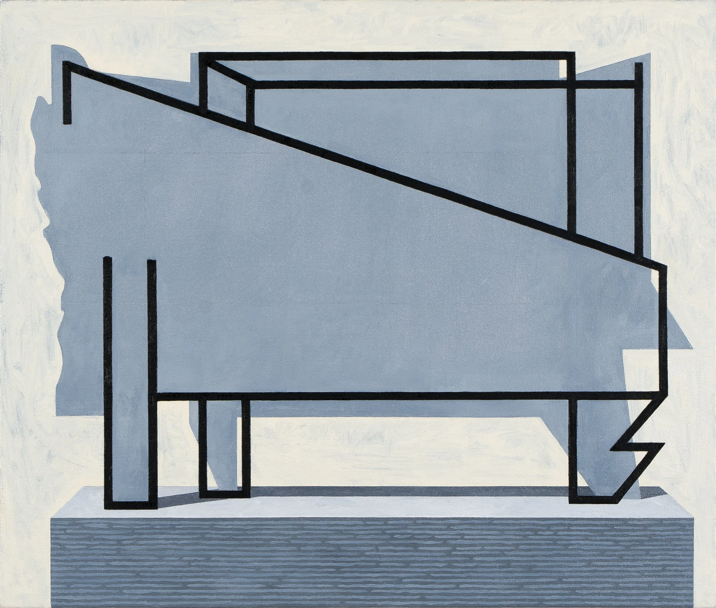   Analogized Construct , 2022  Oil on Canvas 56×66cm / 22×26in