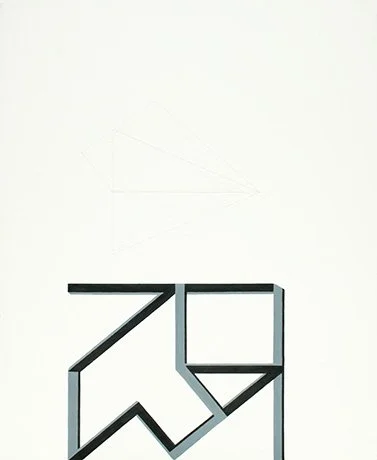   Ucross Series 3 , 2015  Acrylic and Graphite 43×36cm / 17×14in