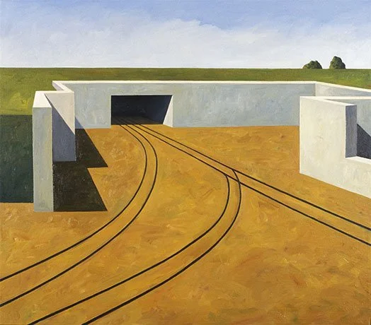   Tunnel , 2003  Oil on Canvas 75×85cm / 30×34in Public Collection, Eastern Oregon University