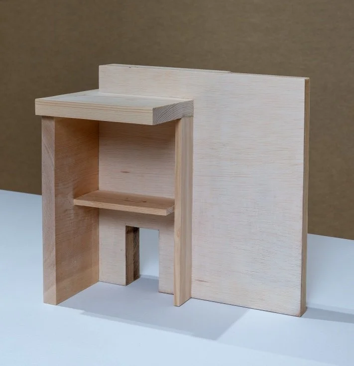   Parisian Passage II , 2018  Wood 30×40×20cm / 12×16×8in