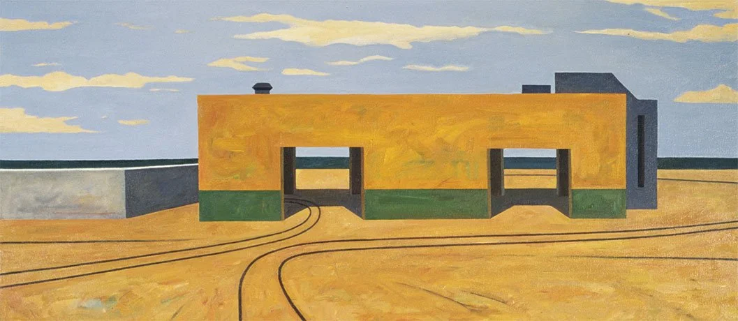   Centralized Interventions , 2003  Oil on Canvas 40×90cm / 16×36in