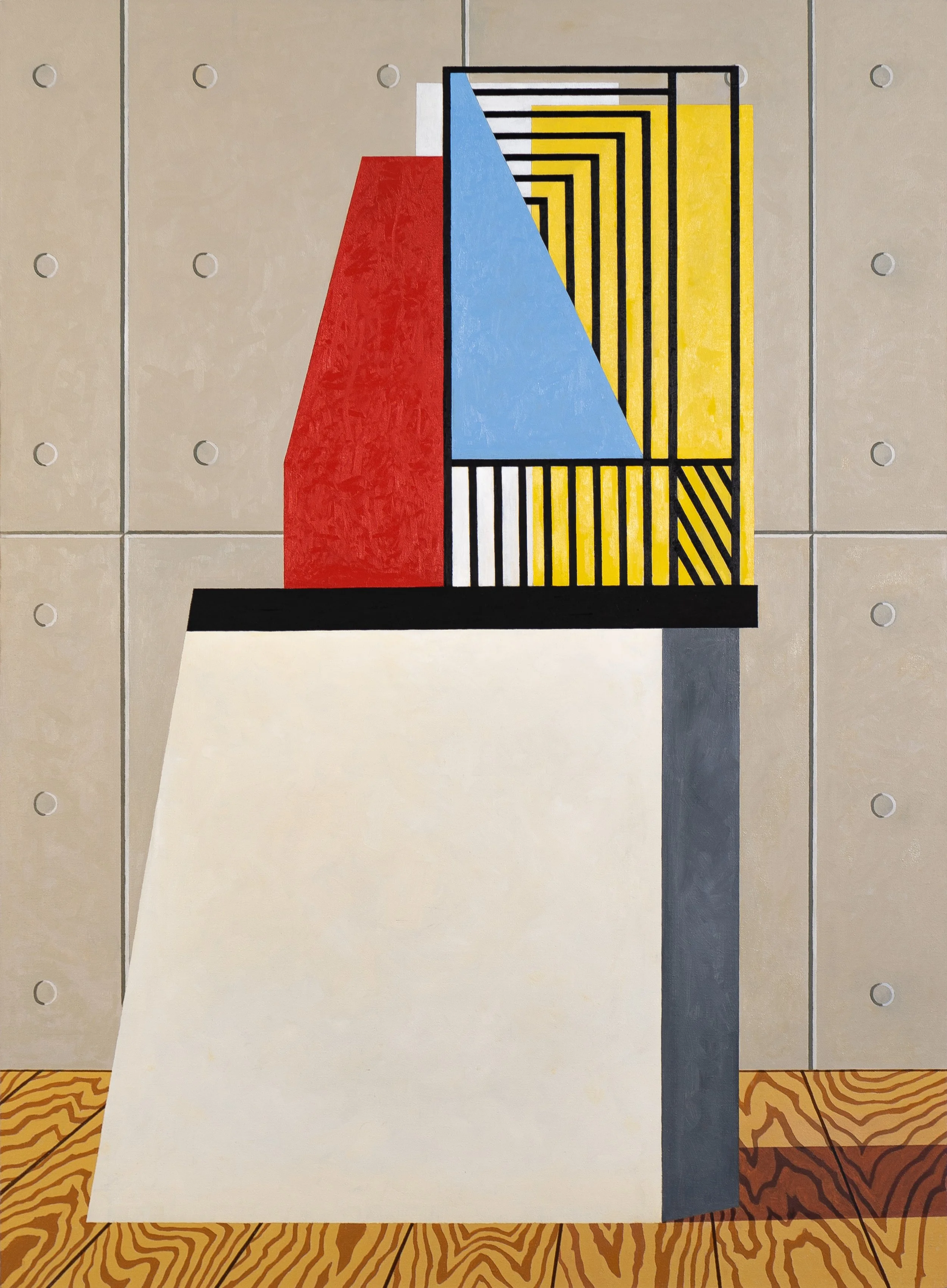   Hypnotic Monolith , 2023  Oil on Canvas 153×112cm / 60×44in Private Collection, Kansas City, MO