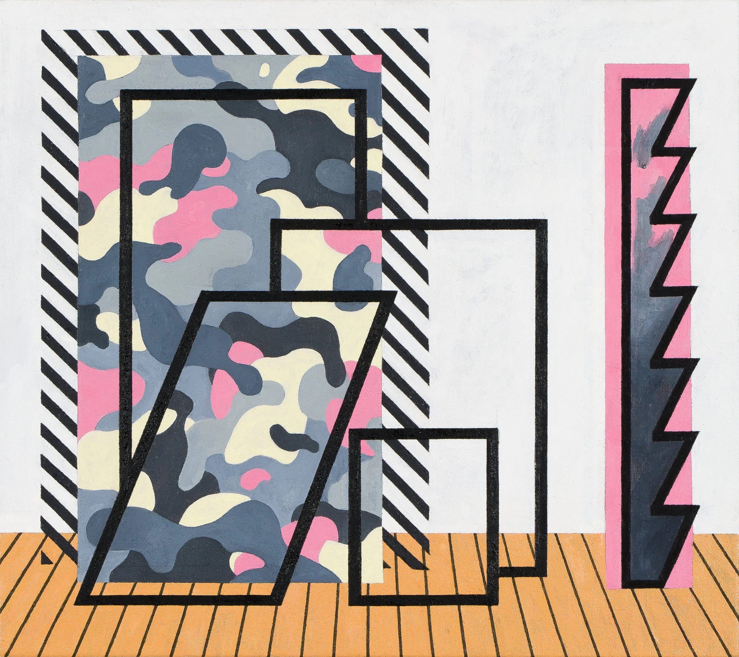   The Willed Presentness of Abstraction , 2023  Oil on Canvas 41×46cm / 16×18in Private Collection, Milwaukee, WI