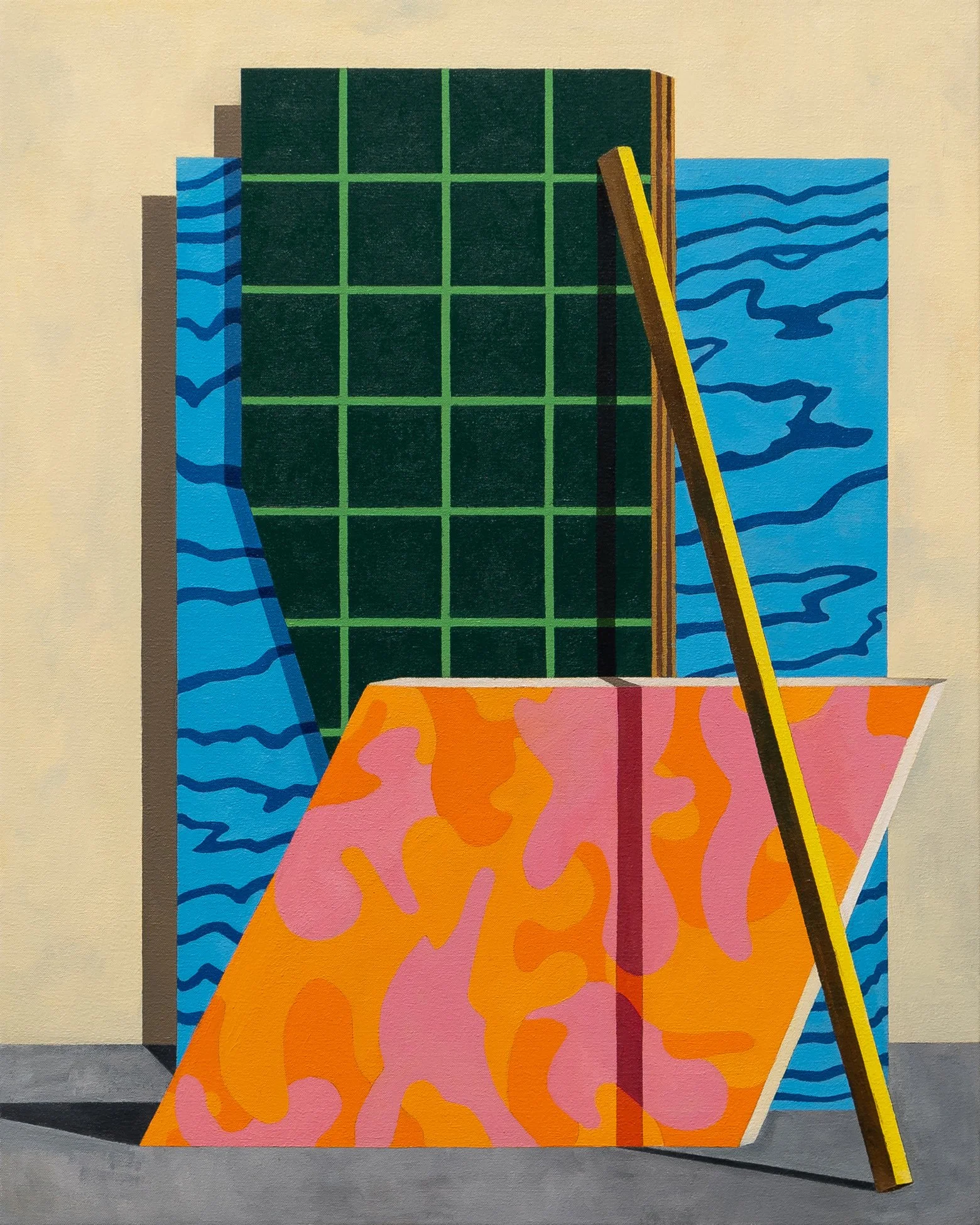   Restricted Figuration , 2023  Oil on Canvas 76×61cm / 30×24in