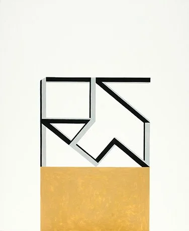   Ucross Series 6 , 2015  Acrylic and Graphite 43×36cm / 17×14in Public Collection, Kansas City, MO