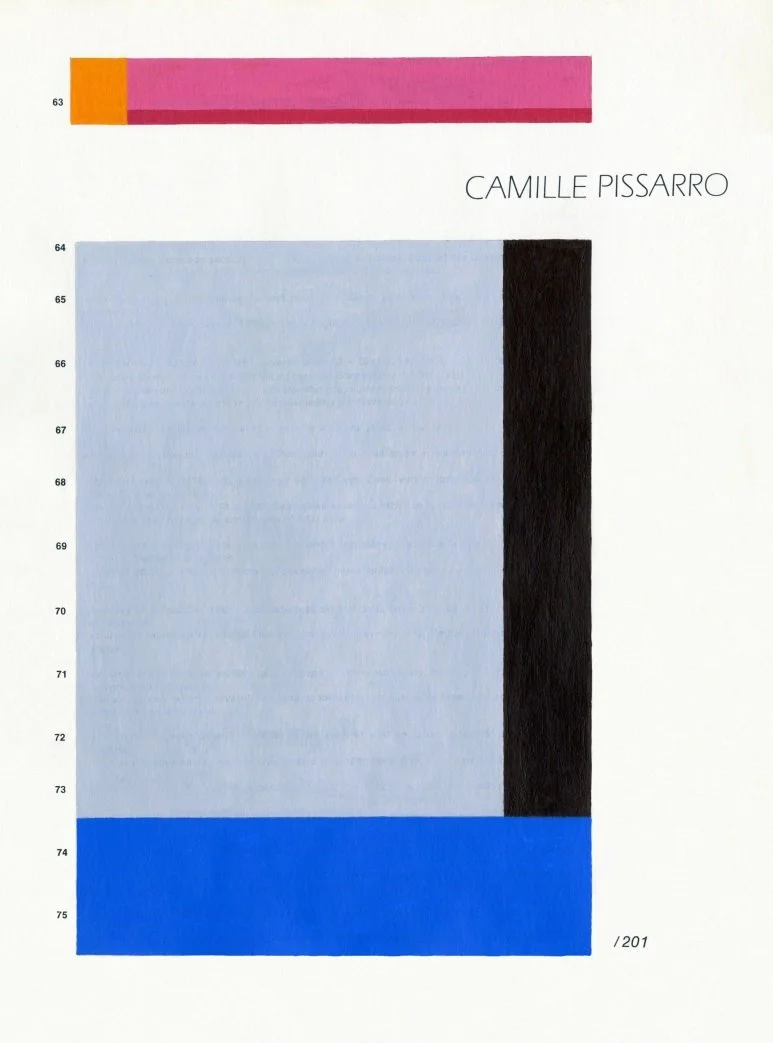   After Pissarro , 2018  Acrylic on Paper 31×23cm / 12×9in