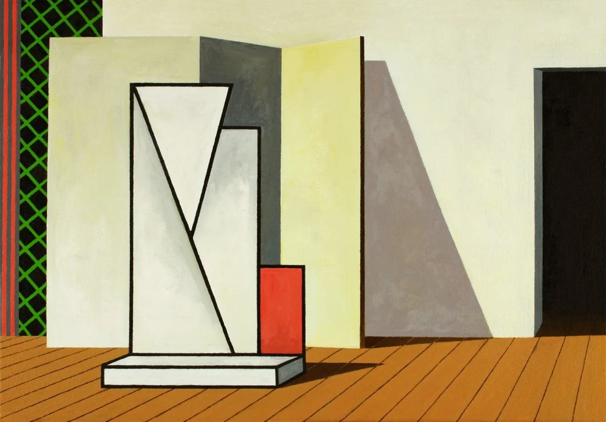   The Exegesis of Modernism , 2018  Oil on Canvas 30×50cm / 12×20in Private Collection, Santa Barbara, CA