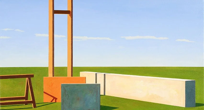   Resource Density , 2011  Oil on Canvas 33×67cm / 14×26in