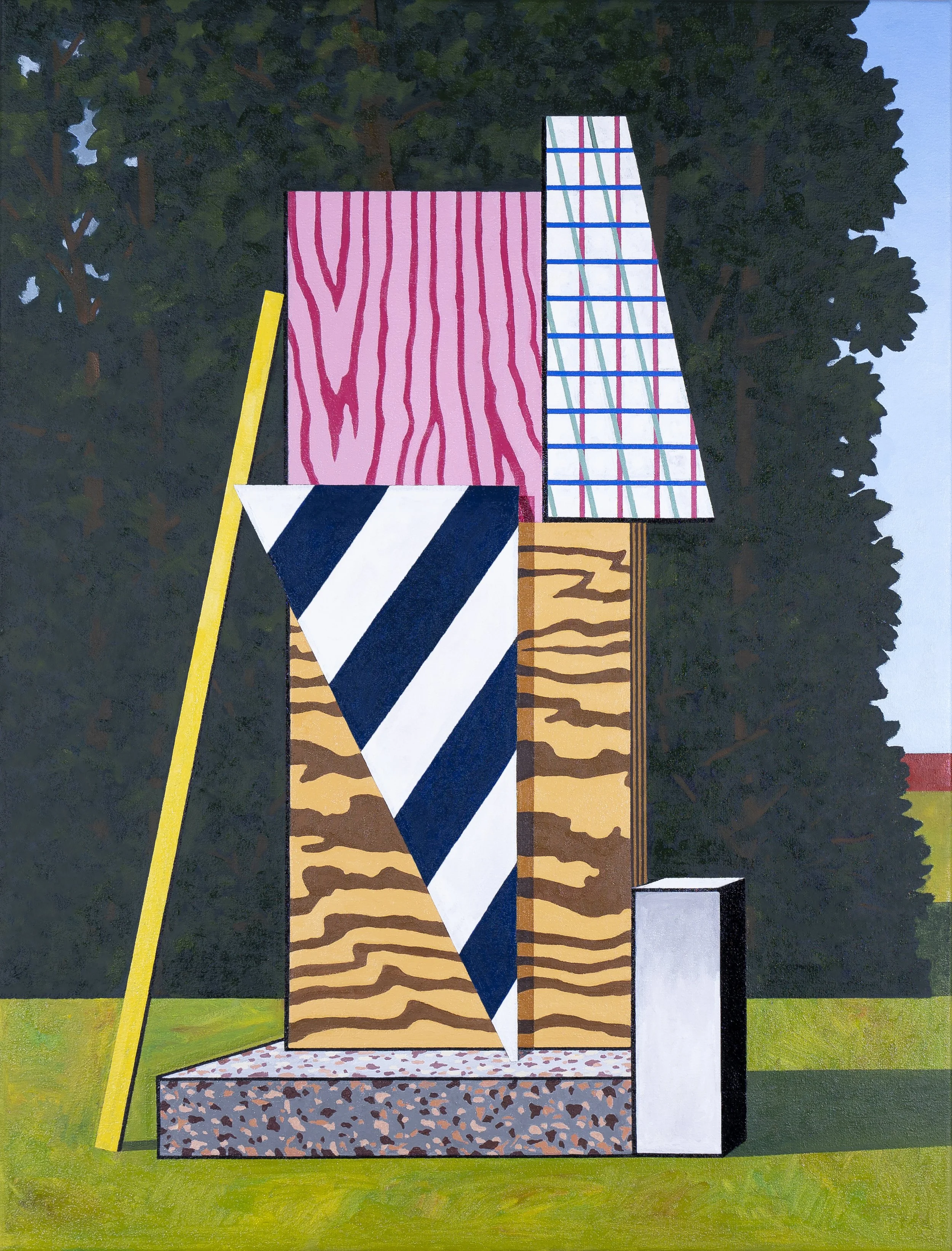   Romantic Statuary , 2022  Oil on Canvas 122×91cm / 48×36in