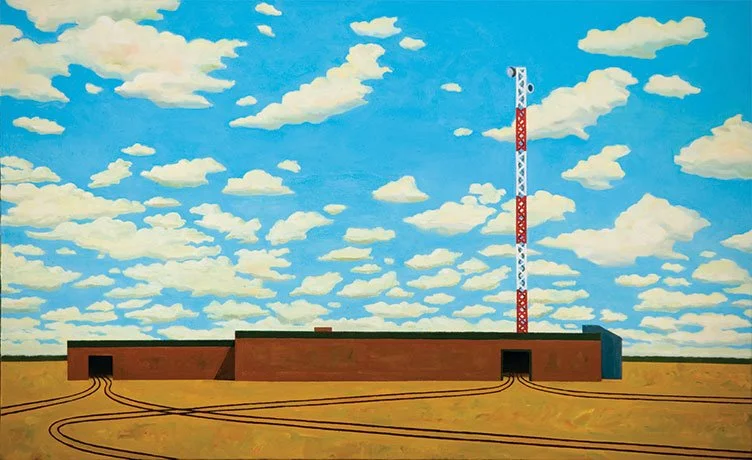   Strategic Location , 2005  Oil on Canvas 40×65cm / 16×26in Private Collection, Germany