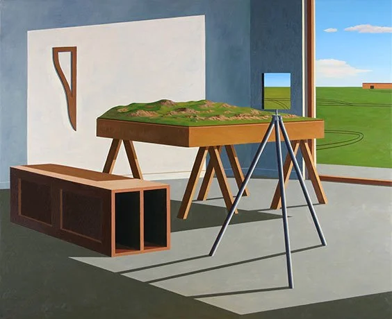   The Collapse of Hope , 2012  Oil on Canvas 163×202cm / 65×85in Public Collection, Museum Angerlehner, Wels, Austria