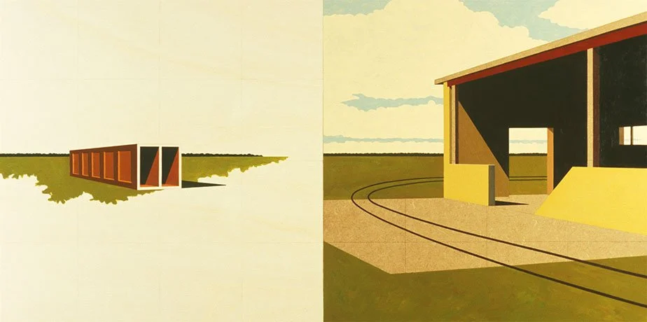   Accumulative Pressures , 2009  Acrylic on Wood 52×104cm / 21×41in