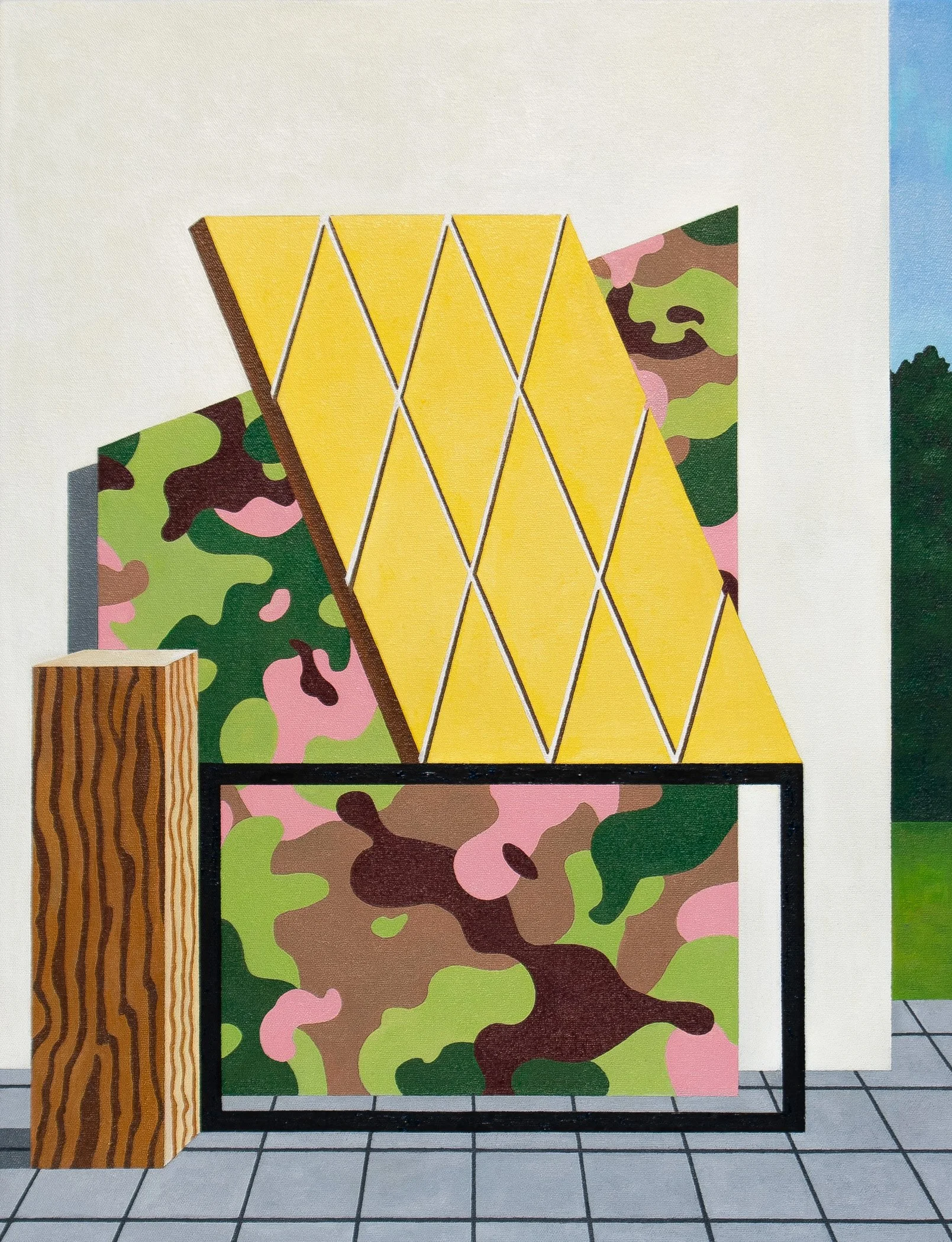   Structural Codification , 2020  Oil on Canvas 66×51cm / 26×20in