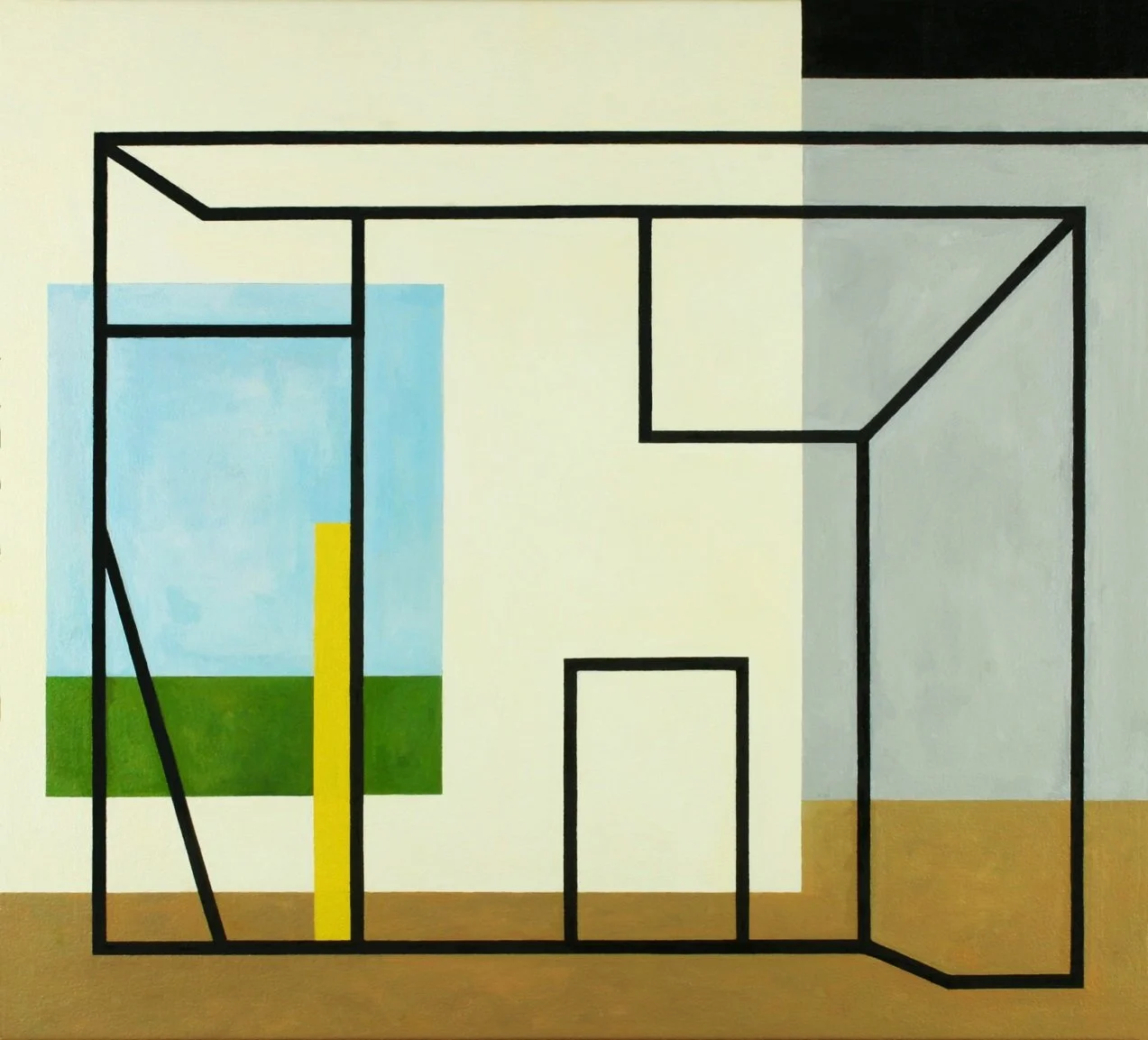   Structural Vocabulary , 2019  Oil on Canvas 51×56cm / 20×22in