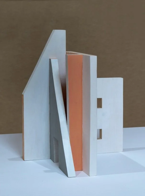   Acinomic Passage , 2018  Painted Wood 30×40×20cm / 12×16×8in