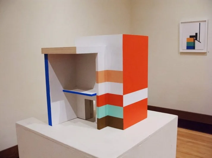   Parisian Passage I , 2018  Painted Wood 30×22×27cm / 12×9×11in